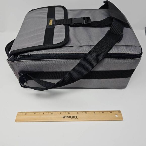 VINTAGE YAMAHA MIDI GRAND PIANO ACCESSORIES ADJUSTABLE SEMI HARD CASE 10" X 14" - Picture 4 of 7